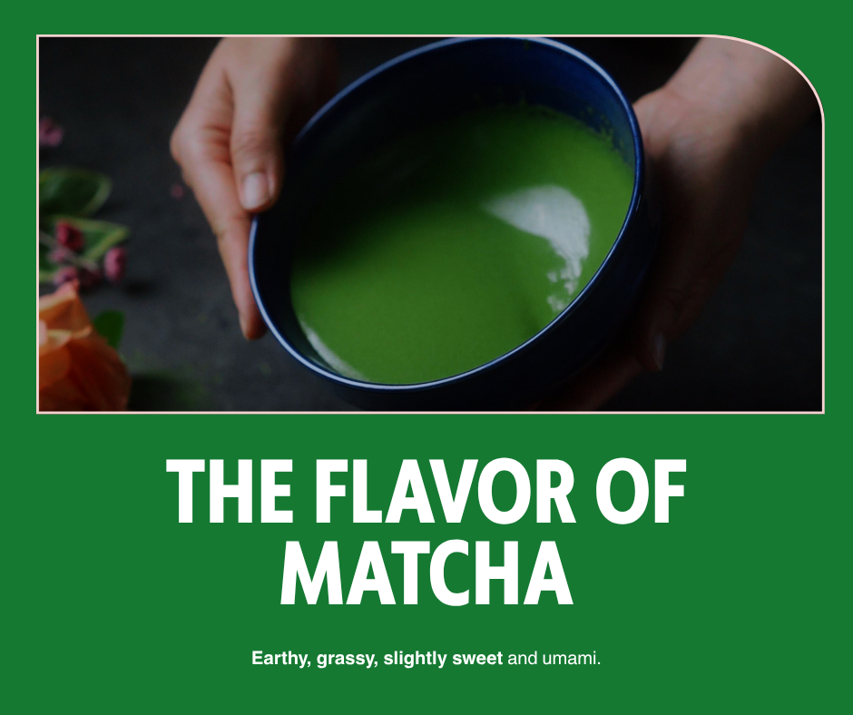 what dose matcha taste like